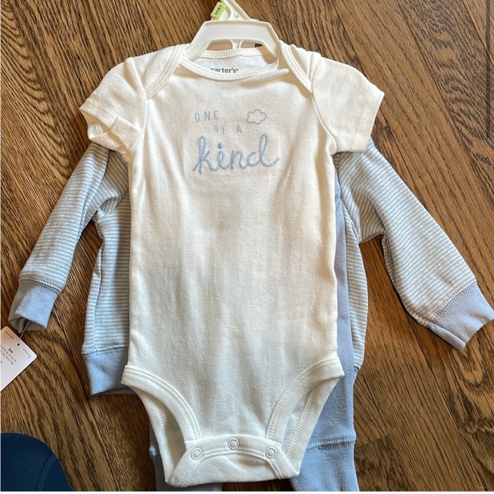 NWT 3 month (6 piece) bundle: onesies/jacket/pants